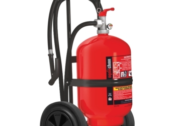 Gaśnica przewoźna proszkowa 25kg AP-25x ABC/E 245 KV