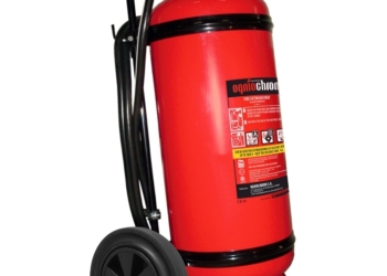 Gaśnica przewoźna proszkowa 50kg AP-50x ABC/E 245 KV