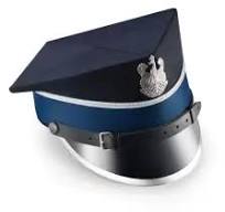 Rogatywka OSP z galonem i orzełkiem
